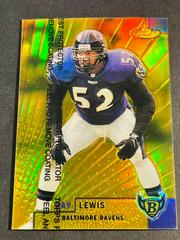 Ray Lewis [Gold Refractor] Football Cards 1999 Topps Finest Prices