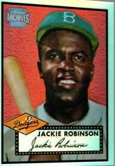 Jackie Robinson [1952 Reprint] #70 Baseball Cards 2001 Topps Archives Reserve Prices