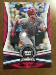 Mike Trout [Red] #MVP-1 Baseball Cards 2017 Topps MLB Awards Prices