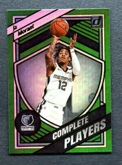 Ja Morant [Green Flood] #17 Basketball Cards 2020 Donruss Complete Players Prices