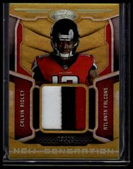 Calvin Ridley [Gold] #10 Football Cards 2018 Panini Certified New Generation Jerseys Mirror Prices