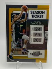 Devin Vassell [Gold] Basketball Cards 2021 Panini Contenders Optic Prices