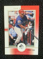 Ivan Rodriguez Baseball Cards 2000 SP Authentic Prices
