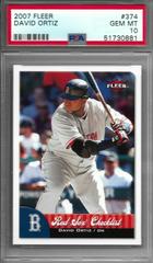 David Ortiz #374 Baseball Cards 2007 Fleer Prices
