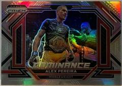 Alex Pereira [Silver] #21 Ufc Cards 2023 Panini Prizm UFC Dominance Prices