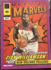 Zion Williamson [Purple] Basketball Cards 2021 Panini Donruss Net Marvels Prices