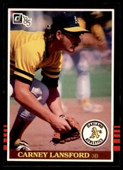 Carney Lansford Baseball Cards 1985 Donruss Prices