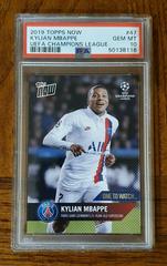 Kylian Mbappe #47 Soccer Cards 2019 Topps Now UEFA Champions League Prices