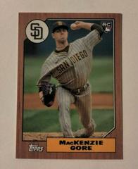MacKenzie Gore [Red] Baseball Cards 2022 Topps Mini 1987 Prices