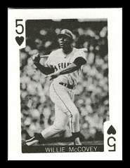 Willie McCovey [5 of Hearts] Baseball Cards 1969 Globe Imports Playing Cards Prices