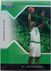 Al Jefferson [Green Refractor] #160 Basketball Cards 2004 Finest Prices