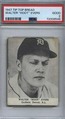 Walter 'Hoot' Evers Baseball Cards 1947 Tip Top Bread Prices