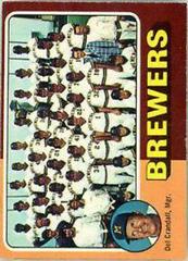 Brewers Team [Del Crandall, Mgr.] #384 Baseball Cards 1975 O Pee Chee Prices