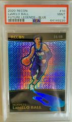 LaMelo Ball #10 Basketball Cards 2020 Panini Recon Future Legends Prices