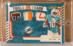 Tyreek Hill [Prime] #TTT-17 Football Cards 2022 Panini Absolute Tools of the Trade Triple Prices