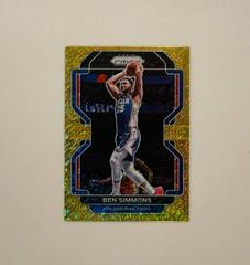 Ben Simmons [Gold Shimmer] Basketball Cards 2021 Panini Prizm Prices