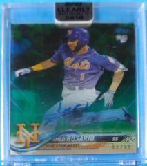 Amed Rosario [Autograph Green] Baseball Cards 2018 Topps Clearly Authentic Prices
