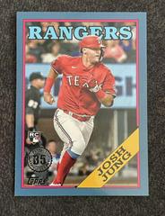 Josh Jung [Blue] #T88-9 Baseball Cards 2023 Topps Silver Pack 1988 35th Anniversary Prices