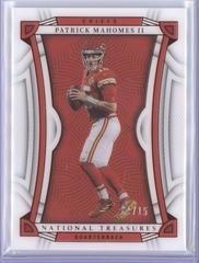 Patrick Mahomes II [Jersey Number Red] #37 Football Cards 2022 Panini National Treasures Prices