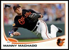 Manny Machado [Fielding Black] #270 Baseball Cards 2013 Topps Prices