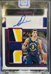 Chris Duarte [Pink] #RD-CDR Basketball Cards 2021 Panini One and One Rookie Dual Jersey Autographs Prices