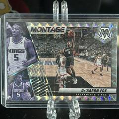 De'Aaron Fox [Mosaic] Basketball Cards 2021 Panini Mosaic Montage Prices