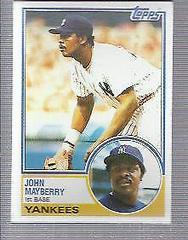 John Mayberry Baseball Cards 1983 Topps Prices