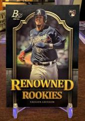 Vaughn Grissom #RR-12 Baseball Cards 2023 Bowman Platinum Renowned Rookies Prices