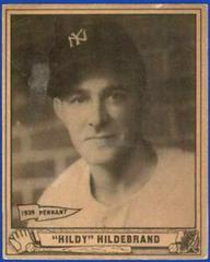 Hildy Hildebrand Baseball Cards 1940 Play Ball Prices