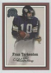 Fran Tarkenton #38 Football Cards 2000 Fleer Greats of the Game Prices