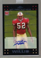 Patrick Willis [Autograph] #TC240 Football Cards 2007 Topps Chrome Prices