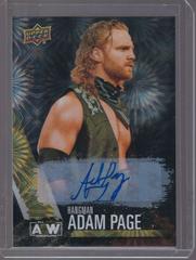 Hangman Adam Page [Pyro Autograph] #7 Wrestling Cards 2021 Upper Deck AEW Prices