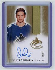 Vasily Podkolzin [Gold Autograph] #2022-VP Hockey Cards 2021 Upper Deck The Cup Rookie Class of 2022 Prices