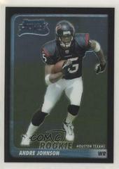 Andre Johnson Football Cards 2003 Bowman Chrome Prices