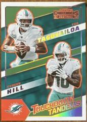 Tua Tagovailoa, Tyreek Hill [Gold] #TDT-MIA Football Cards 2022 Panini Contenders Touchdown Tandems Prices
