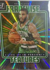 Jayson Tatum [Yellow Laser] Basketball Cards 2020 Donruss Franchise Features Prices