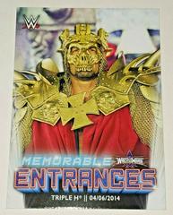 Triple H #ME-7 Wrestling Cards 2021 Topps WWE Memorable Entrances Prices