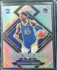 Jonathan Kuminga [Silver Prizm] Basketball Cards 2021 Panini Prizm Emergent Prices