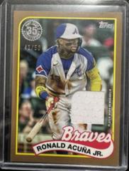 Ronald Acuna Jr. [Gold] Baseball Cards 2024 Topps Prices