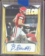 Brock Bowers #BA-BB2 Football Cards 2023 Leaf Draft Autographs Prices
