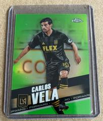Carlos Vela [Neon Green] Soccer Cards 2022 Topps Chrome MLS Prices