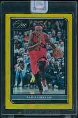 Pascal Siakam [Gold] Basketball Cards 2021 Panini One and One Prices