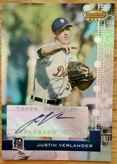 Justin Verlander [Autograph] Baseball Cards 2005 Bowman's Best Prices