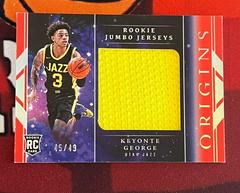 Keyonte George [Red] #28 Basketball Cards 2023 Panini Origins Rookie Jumbo Jersey Prices