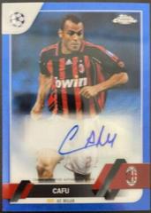 Cafu [Blue] #CA-C Soccer Cards 2022 Topps Chrome UEFA Club Competitions Autographs Prices