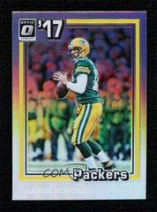 Aaron Rodgers #10 Football Cards 2017 Panini Donruss Optic 1981 Tribute Prices