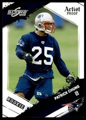 Patrick Chung [Artist Proof] Football Cards 2009 Panini Score Prices