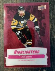 Jeff Carter [Purple] Hockey Cards 2022 Upper Deck Highlighters Prices