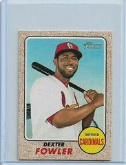 Dexter Fowler [Mini] Baseball Cards 2017 Topps Heritage Prices