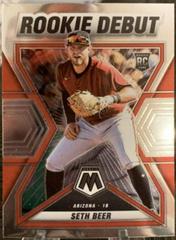 Seth Beer #RD-19 Baseball Cards 2022 Panini Mosaic Rookie Debut Prices